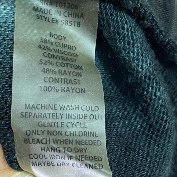 Soft Surroundings High Low Button Up Marbled Patte - Picture 9 of 10